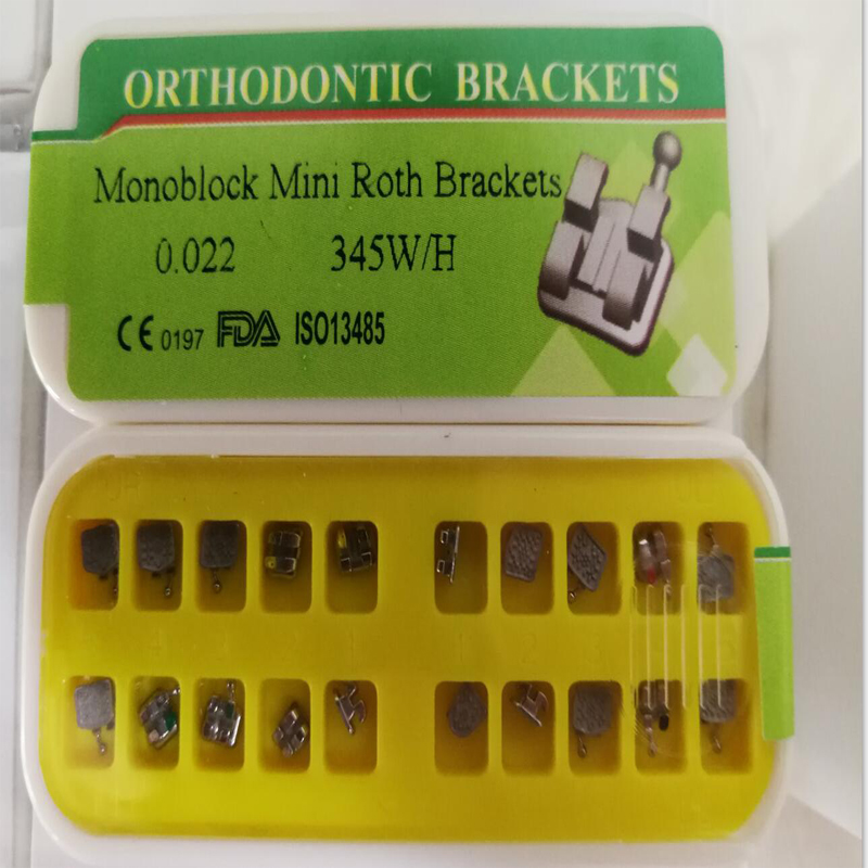 Monoblock mini  metal bracket in box packing