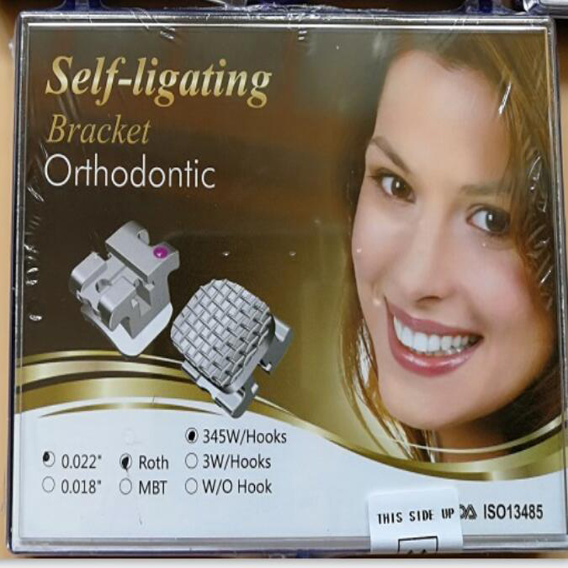 Dental Self-ligating Bracket in big box packing