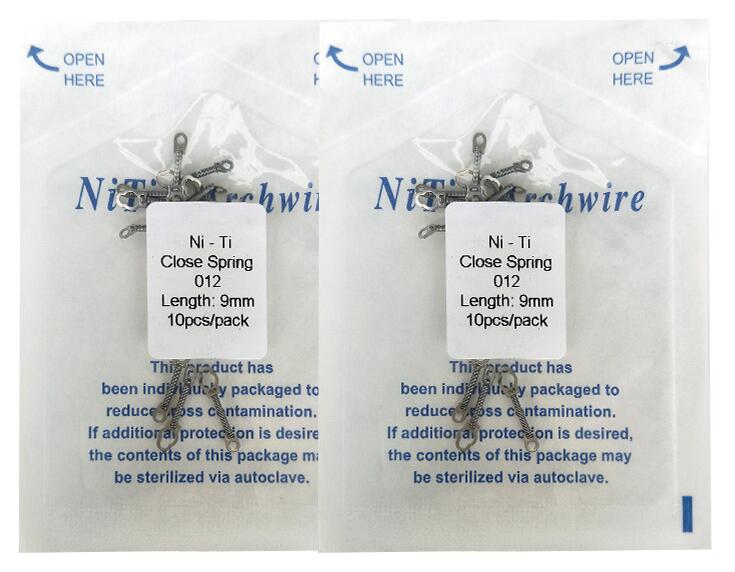 10 pcs/pack Orthodontic NITI Closed Coil Spring
