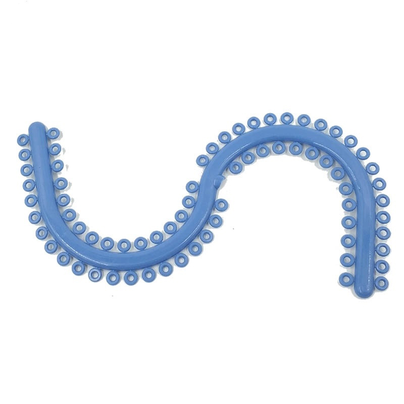 Dental Separator Ligature Ties S shape Blue Color