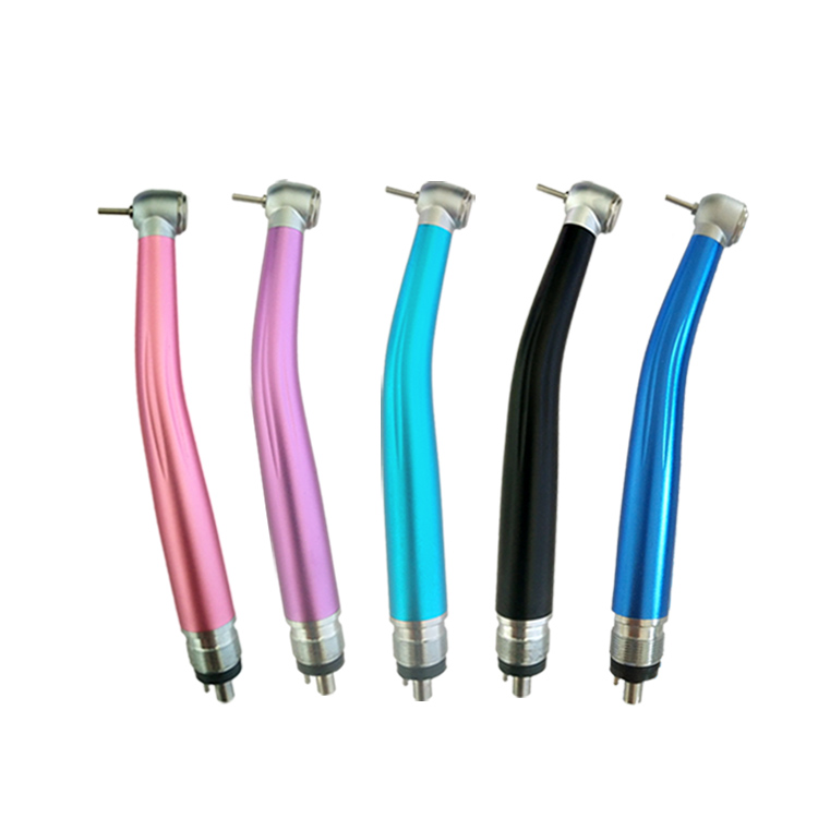 Colorful High Speed Dental Handpiece push button
