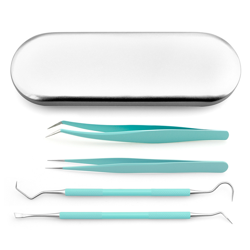 Dental  hygienic kit 4 pcs with metal case