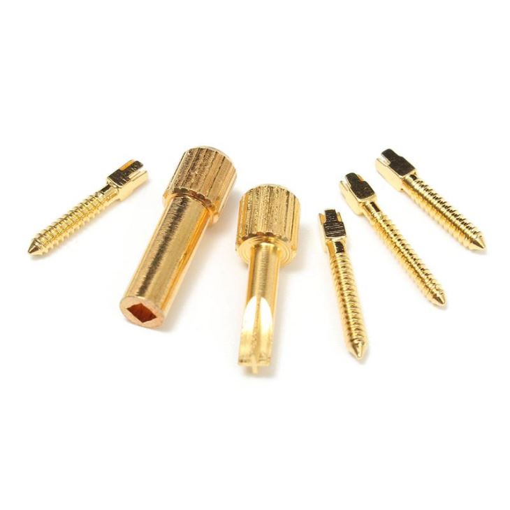 Gold Plated Dental Screw Post