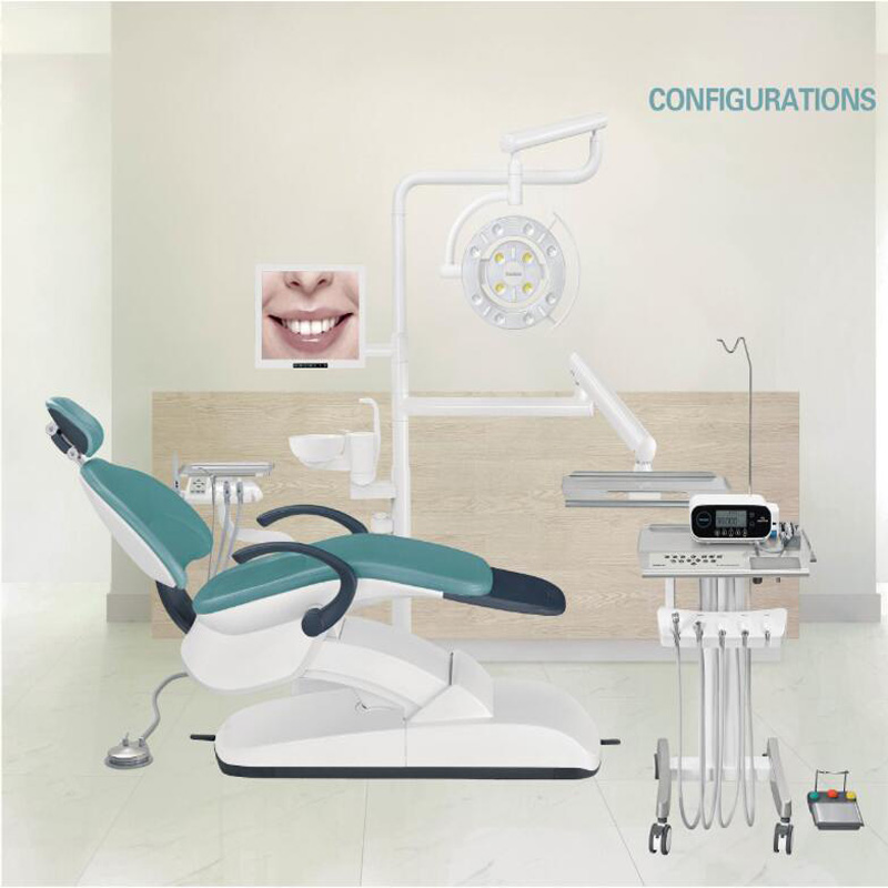 Suntem A560 RYAN Dental unit chair for Implant Surgery with trolley chart