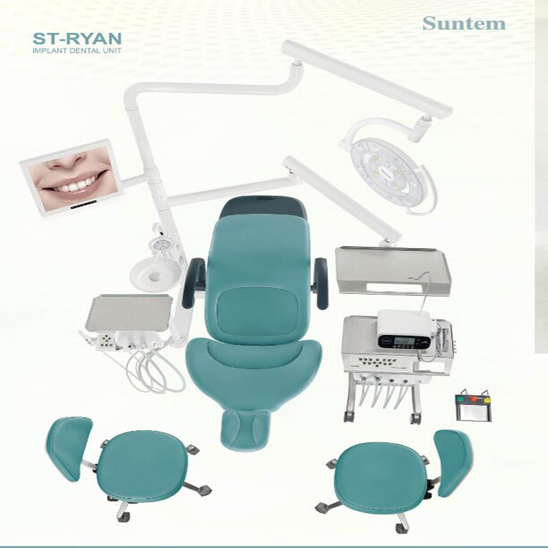 Suntem A560 RYAN Dental unit chair for Implant Surgery with trolley chart