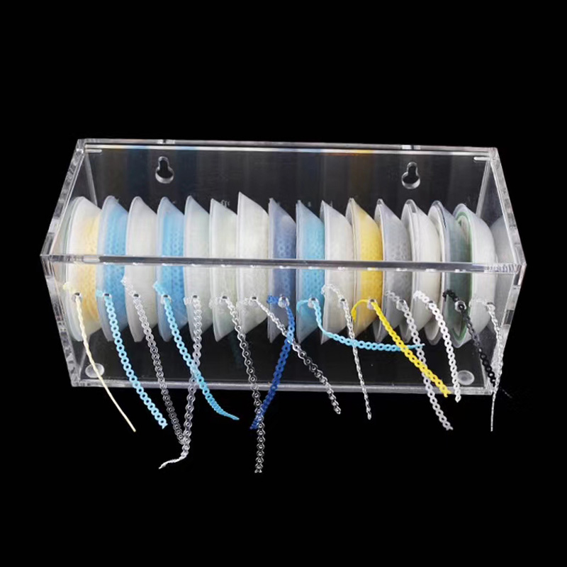 Other Oral Hygiene High Quality Dental Orthodontic Power Chain Dispenser  Placing Box Acrylic Rubber Band Organizer 230807 From 20,34 €